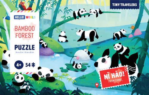 Tiny Travelers Puzzle: Bamboo Forest by Susie Jaramillo, 9781954689015