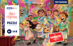 Tiny Travelers Puzzle: Holi Festival by Susie Jaramillo, 9781954689022