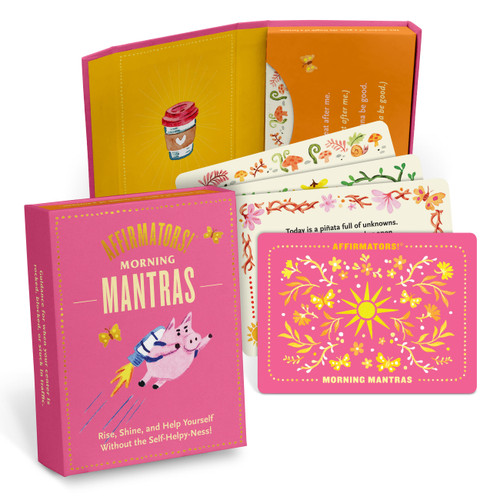 Affirmators! Mantras Morning Day Affirmation Cards Deck (30 Cards) by Suzi Barrett, Vikki Chu, 9781683493204