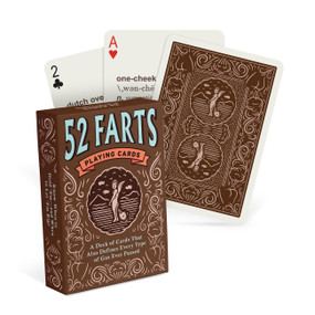 52 Farts Playing Cards Deck by Knock Knock, 9781683492474