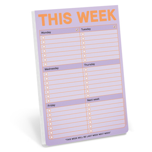 This Week Pad (Pastel Edition) by Knock Knock, 9781683492771