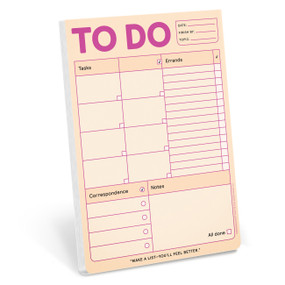 To Do Pad (Pastel Peach) by Knock Knock, 9781683492788