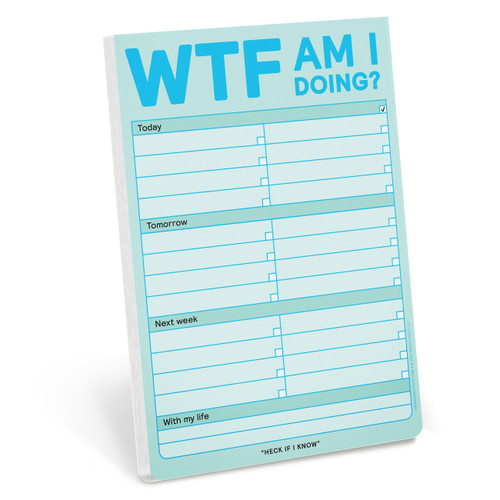 WTF Am I Doing? Pad (Pastel Edition) by Knock Knock, 9781683492801