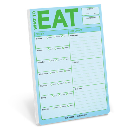 What to Eat Pad (Pastel Edition) by Knock Knock, 9781683492894