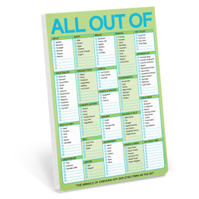 All Out Of Pad with Magnet (Pastel Version) by Knock Knock, 9781683492979