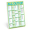All Out Of Pad with Magnet (Pastel Version) by Knock Knock, 9781683492979