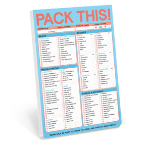 Pack This Pad (Pastel Version) by Knock Knock, 9781683492986