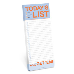 Todays List Make-a-List Pad by Knock Knock, 9781683493068