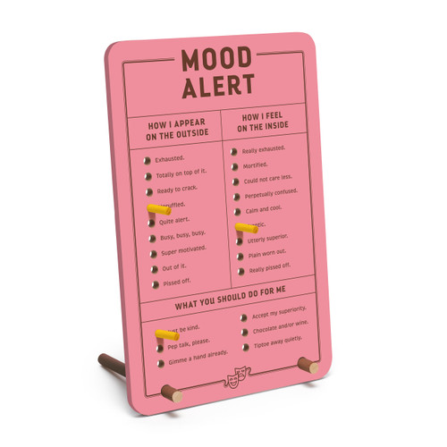 Mood Alert Desktop Pegboard by Knock Knock, 9781683492269