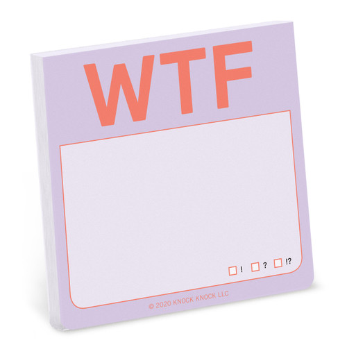 WTF Sticky Notes (Pastel Edition) - 9781683492863 by Knock Knock, 9781683492863