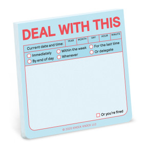 Deal with This Sticky Note (Pastel Version) - 9781683492955 by Knock Knock, 9781683492955