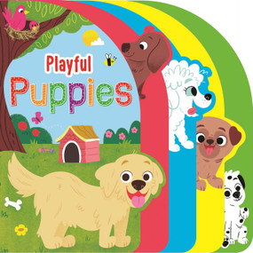 Playful Puppies (Shaped Board Book) by IglooBooks, Joel Selby, Ashley Selby, 9781800228269