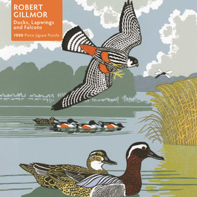 Adult Jigsaw Puzzle Robert Gillmor: Ducks, Falcons and Lapwings (1000-Piece Jigsaw Puzzles) by Flame Tree Studio, 9781839648175