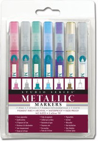 Studio Series Micro-line Metallic Markers (set of 7) by , 9781441320520