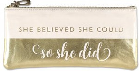She Believed She Could Pencil Pouch by , 9781441322982