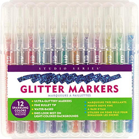 STUDIO SERIES GLITTER MARKER SET by , 9781441335166