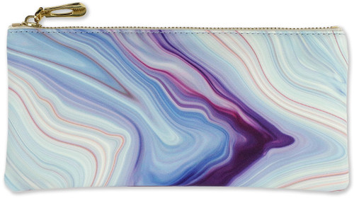 Blue Agate Pencil Pouch, 9781441327598