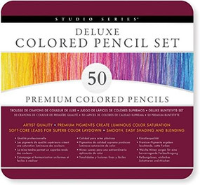STUDIO SERIES COLORED PENCIL/50SET by , 9781441321343