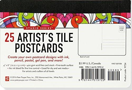 ARTIST TILE POSTCARDS by , 9781441319722