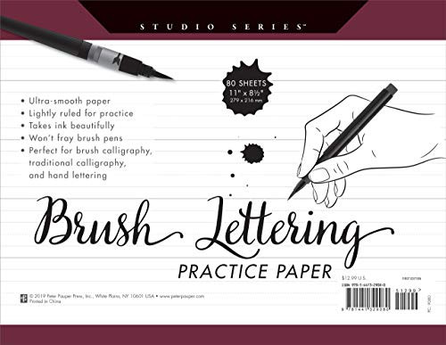 BRUSH LETTERING PRACTICE PAD by , 9781441329080
