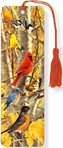 Autumn Birds 3-D Bookmark by , 9781441313966