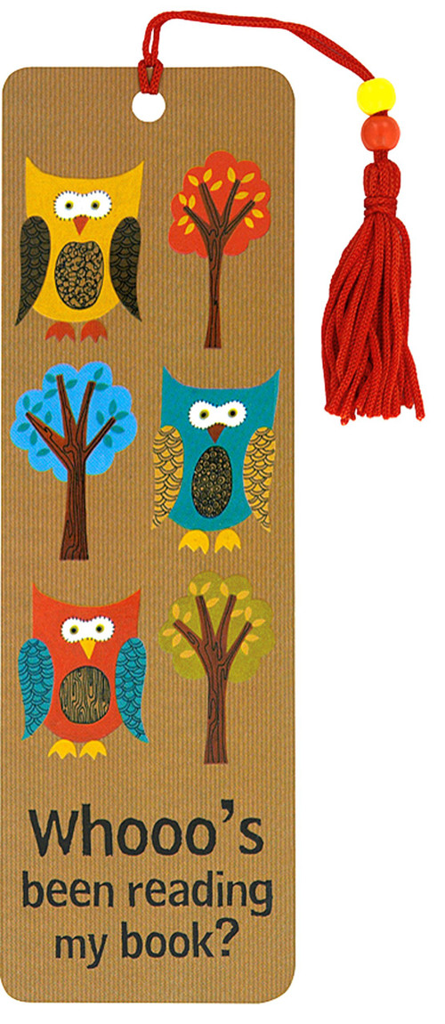 Owls Beaded Bookmark, 9781593593261