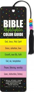 Bible Color Code Beaded Bookmark by , 9781441330932