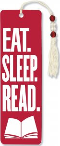 Eat, Sleep, Read Beaded Bookmark by , 9781441316776
