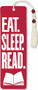 Eat, Sleep, Read Beaded Bookmark by , 9781441316776