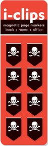 Skulls i-Clip Magnetic Page Markers by , 9781593593384
