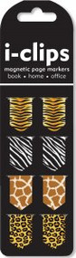 Animal Prints i-Clips Magnetic Page Markers (Set of 8) by , 9781441322166
