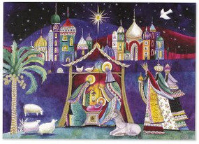 Nativity Deluxe Boxed Holiday Cards by , 9781441326478
