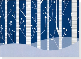 White Birches Deluxe Boxed Holiday Cards by , 9781593597115