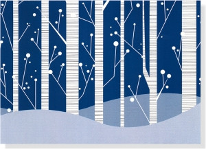 White Birches Deluxe Boxed Holiday Cards by , 9781593597115