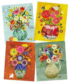 ART PRINTS FLORAL VASES by , 9781441326560