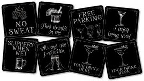 This Drink's On Me Coaster Set by , 9781441329554