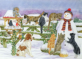 PUZZLE SNOWMAN & FRIENDS by , 9781441336880