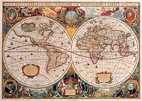 PUZZLE OLD WORLD MAP by , 9781441330604