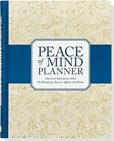 PEACE OF MIND ORGANIZER by , 9781441317292
