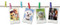 Multicolor Instant Film Photo Clips by , 9781441324658