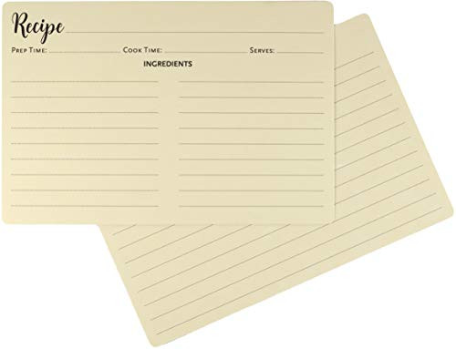 RECIPE CARD REFILL PACK (50 CARDS) by , 9781441334596