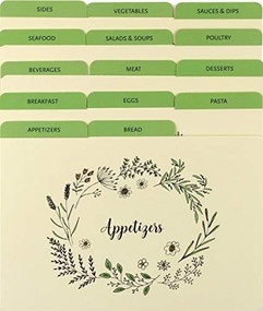 RECIPE CARD DIVIDERS (24 PACK) by , 9781441334602