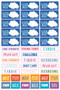 Essentials Health & Fitness Planner Stickers by , 9781441331953