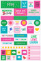 Essentials Monthly Planner Stickers by , 9781441330765