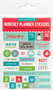 Essentials Monthly Planner Stickers by , 9781441330765