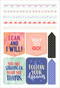 Essentials She Believed Planner Stickers by , 9781441328700