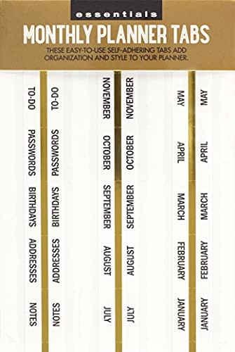 MONTHLY PLANNER TABS by , 9781441334732