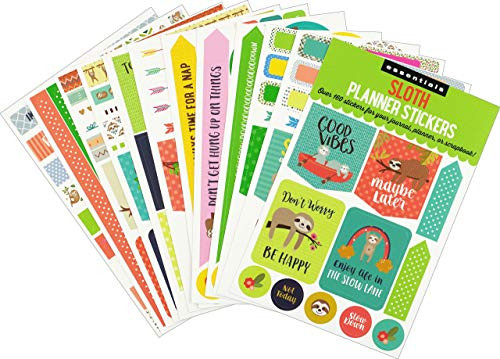 PLANNER STICKERS SLOTHS by , 9781441335401