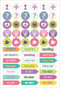 Essentials Bible Weekly Planner Stickers by , 9781441329974