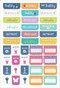 Essentials Bible Weekly Planner Stickers by , 9781441329974